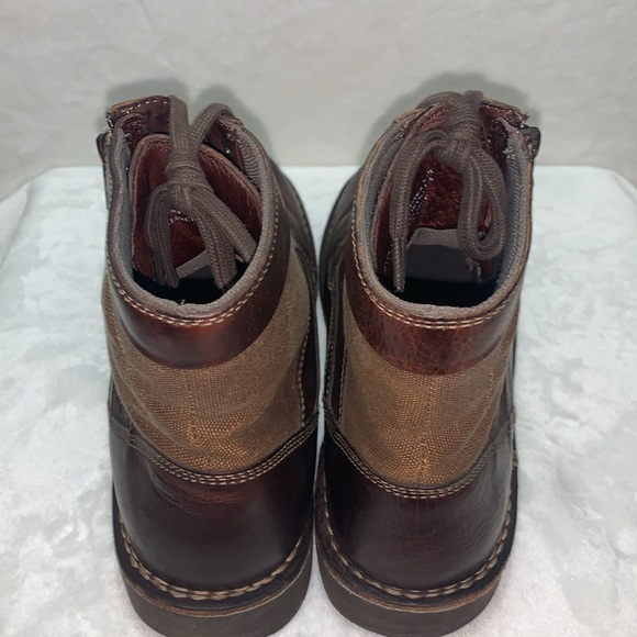 Clarks Medway Leather/Canvas men’s size 9.5 - Picture 6 of 7